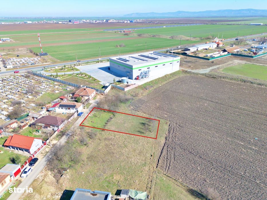 Teren intravilan 833 mp cu utilități în față – Vladimirescu, Arad