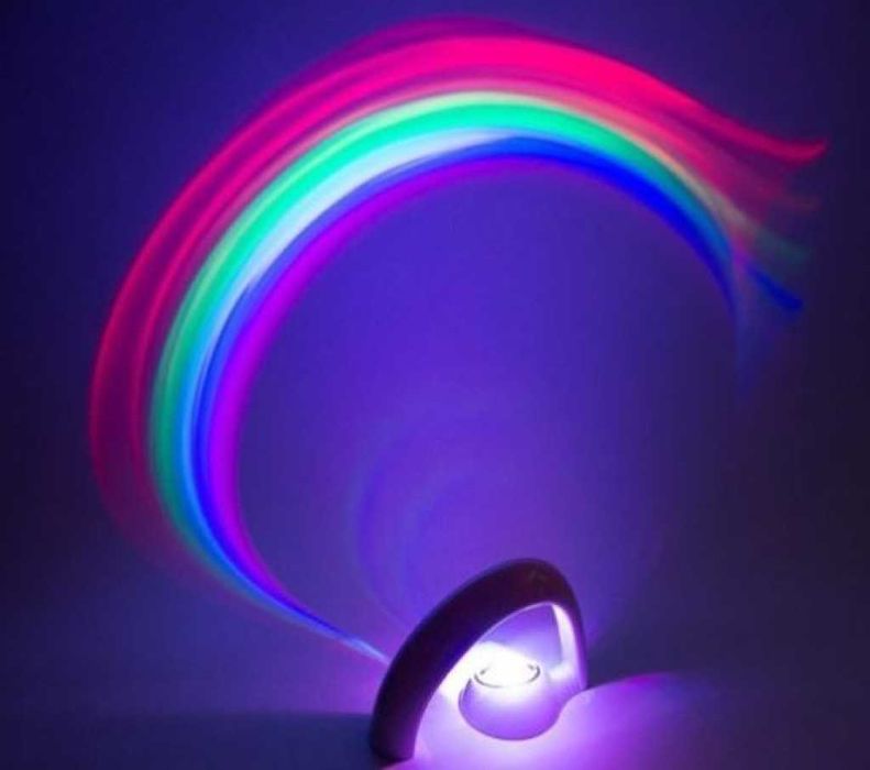 Детска Нощна LED Лампа с Проектор Дъга