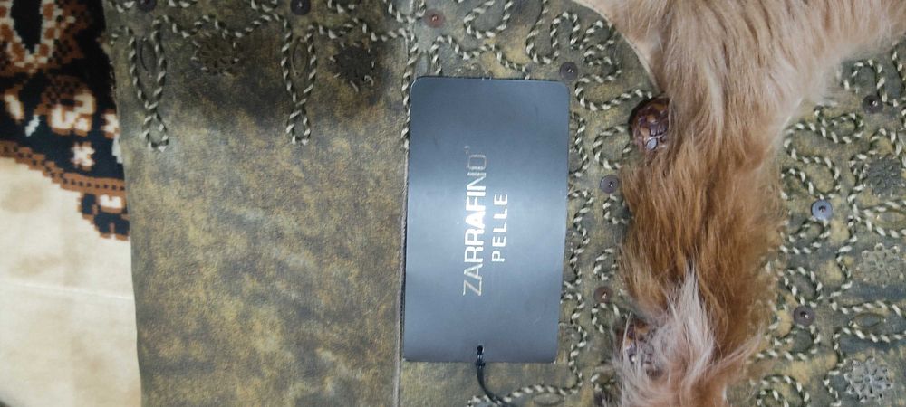 Эксклюзив! натуральн. дублёнка, итальянск. бренда "ZARRAFINO PELLE"