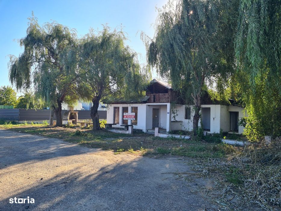 Casa P+1 "la gri" si spatiu comercial in Domnesti VN deschidere la E85