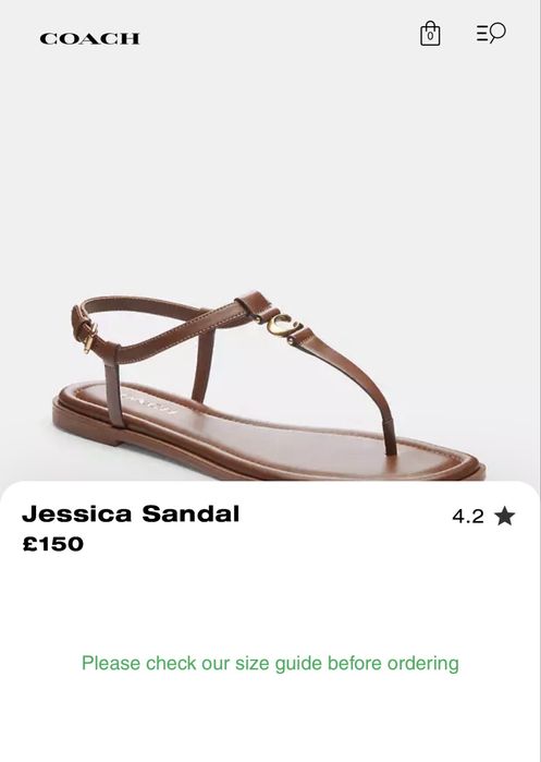 Coach Jessica сандали