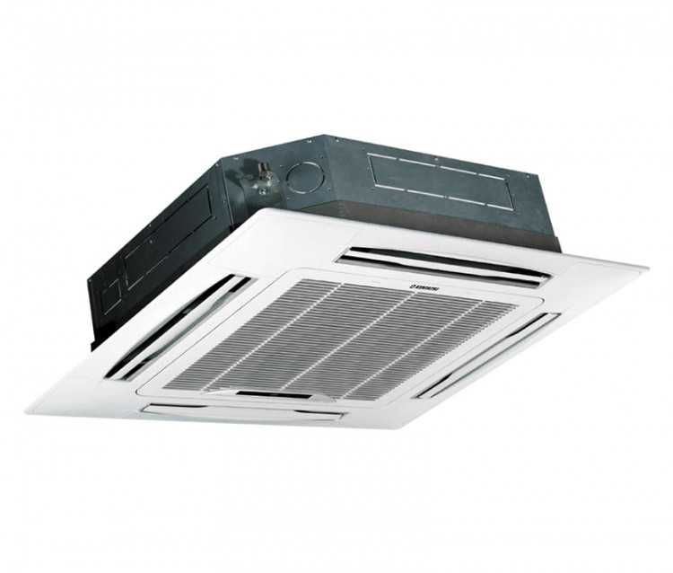 Кассетный 4х трубный фанкойл Kentatsu.  Д/у пульт в комплекте.