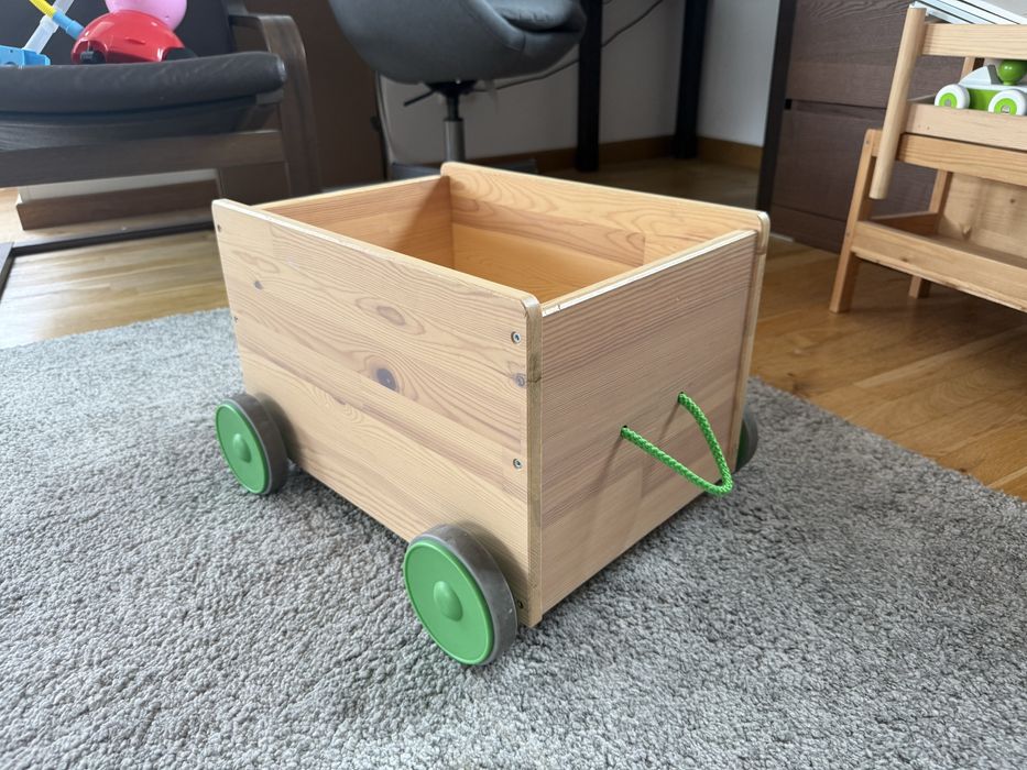 IKEA Flisat - cutie / lada depozitare jucarii cu roti