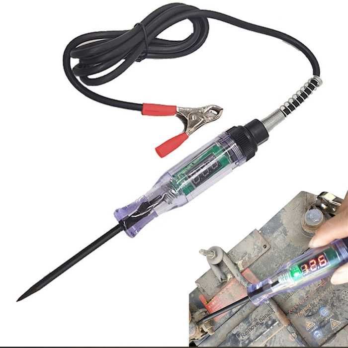 Дигитална пробна лампа, 20А, 6-24V