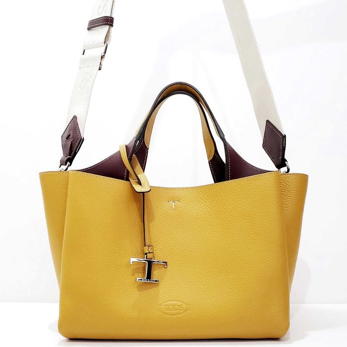 TODS APA Timeless Small Leather Bag Оригинална Дамска Кожена Чанта 42см