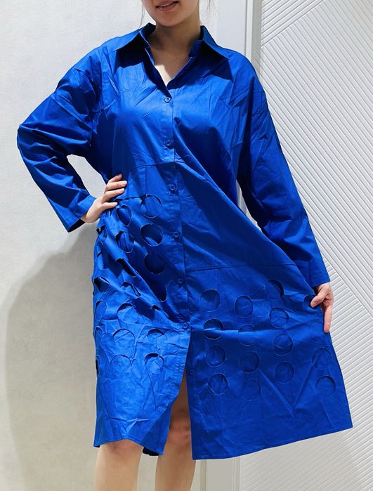 Платье рубашка Китай оверсайз