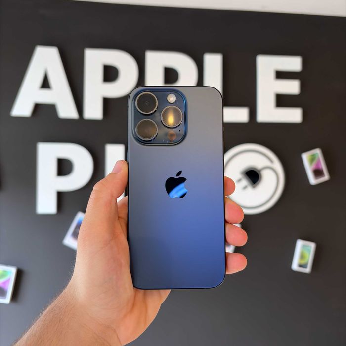 iPhone 15 Pro 128Gb Blue Titanium 100% Baterie + 24 Luni Garanție / Apple Plug