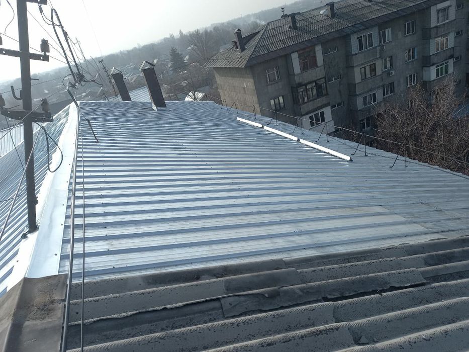 ремонт крыша ( устранение протечек)  кровли.