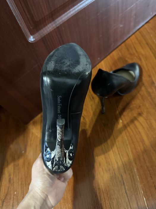 Кожанные туфли женские