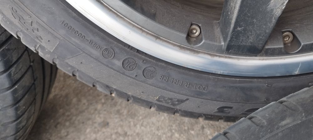 Jante 18" 5x112 cu cauciucuri de vară