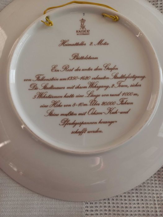 Стенни чинии,Германия