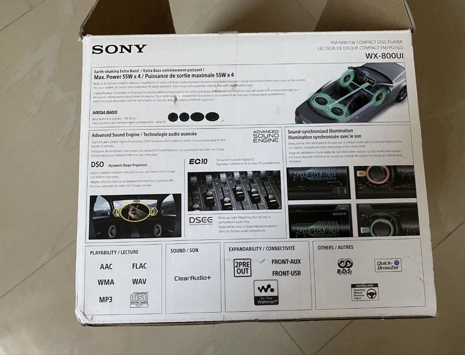 Sony WX 800UI casetofon MEGA BASS