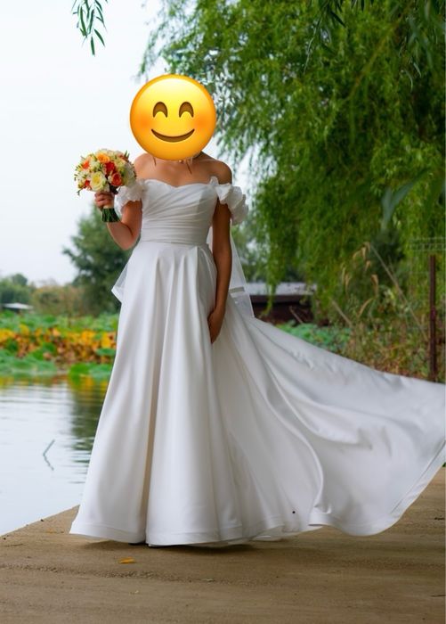 Rochie de mireasa marime XS-L( cu corset ajustabil)