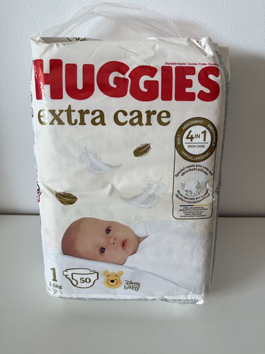 Scutece Huggies extra care nr. 1