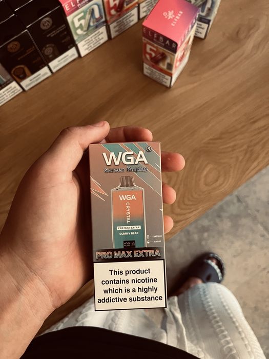 Vape platinum bar / Wga crystal 15.000 pufuri