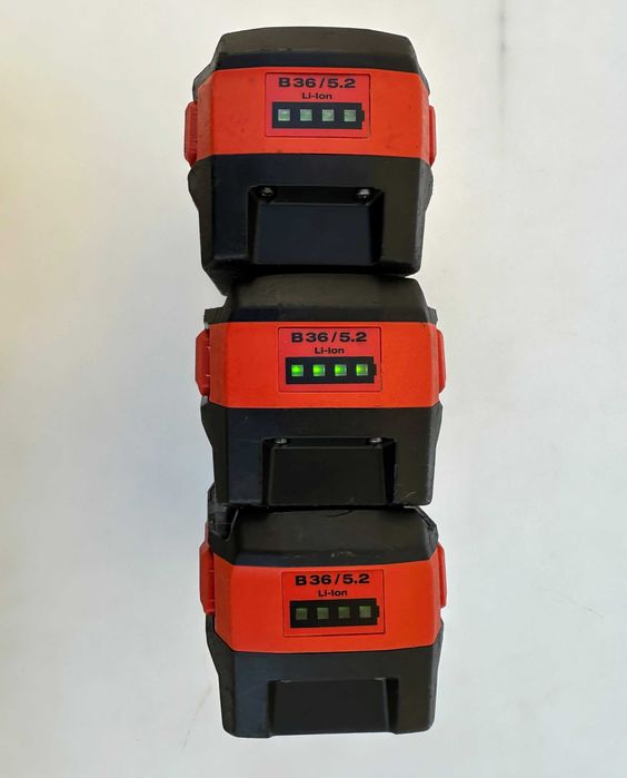 Hilti B 36/5.2Ah - 3 броя батерии 36V 5.2Ah с индикатор 2022г.
