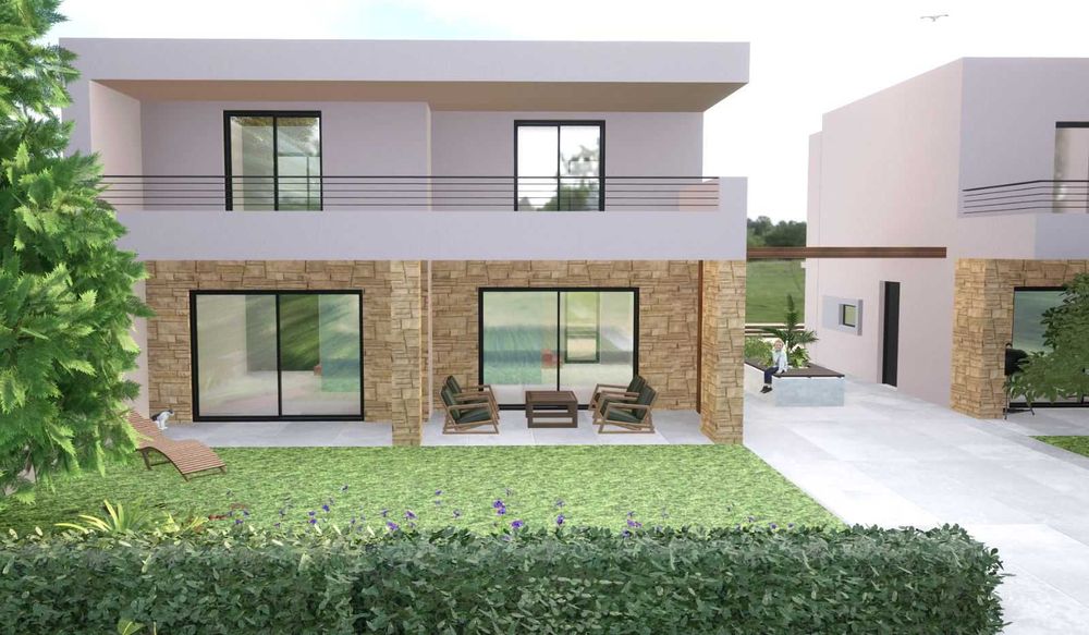 Продава къща – мезонет в строеж 65 м2 на две нива в Неа Врасна, Гърция