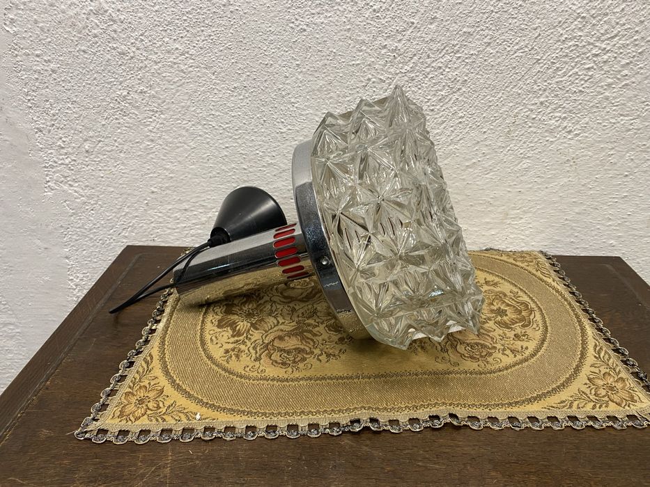 Винтидж полилей кристал и хром Германия 1960-те