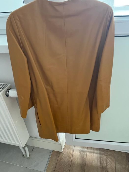 Кожанный курта-сюртук