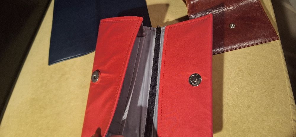 Унисекс портфейл Umbro AJAX, дамско портмоне естествена кожа