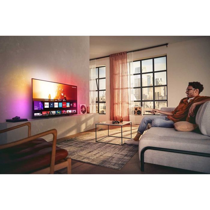 SmartTV Philips 43PUS7805/12 – 43” 4K UHD Smart TV cu Ambilight (3 laturi)