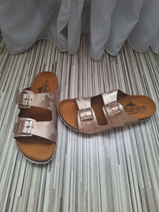 Saboți/sandale piele Plakton mărime 38.