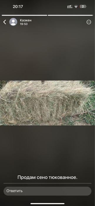 Продам сено тюкованное