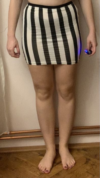 Fustă mini din bumbac