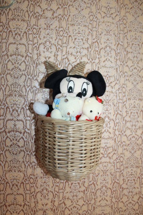 Корзинки зайки плетеные