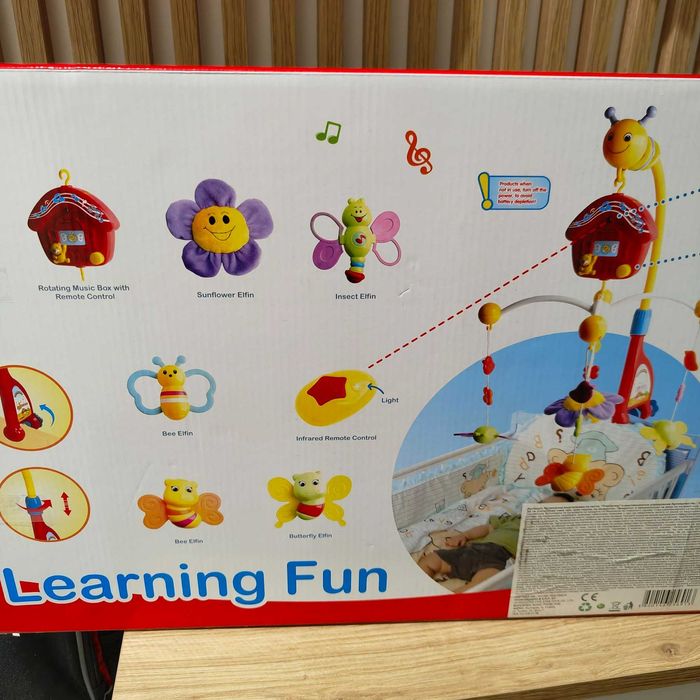 Музикална въртележка за бебешка кошара