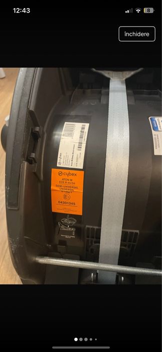 Scoica anton m i size+insertia de bebelus