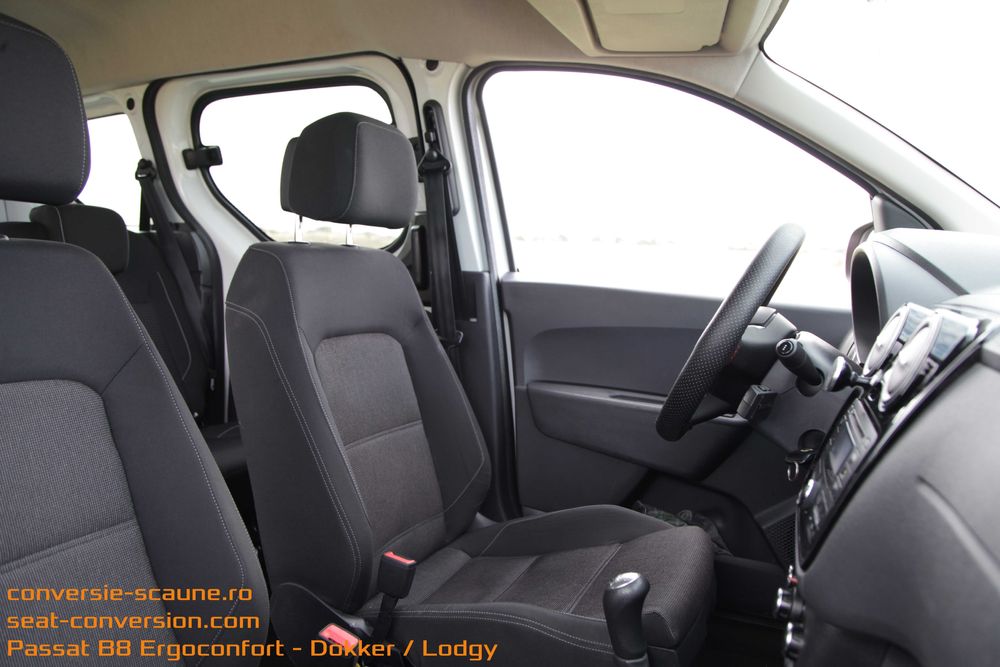 Sistem adaptare scaune de Passat B8 pe Lodgy Dokker