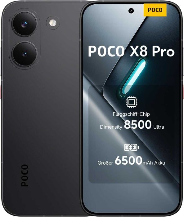 XIAOMI Poco X8 Pro 5G 12GB + 512GB, Черен, НОВ