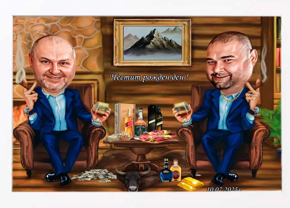 Карикатура по поръчка