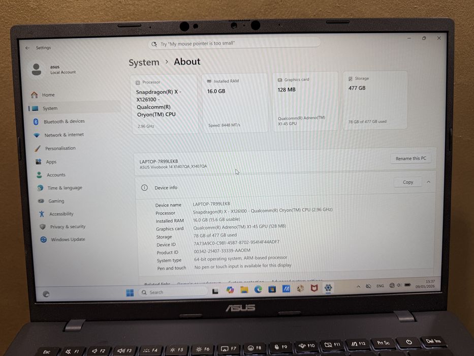 Asus Vivobook X1407Q Amanet SZ Non Stop