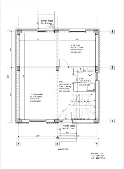 Vila Individuala, 4 camere, 2 bai