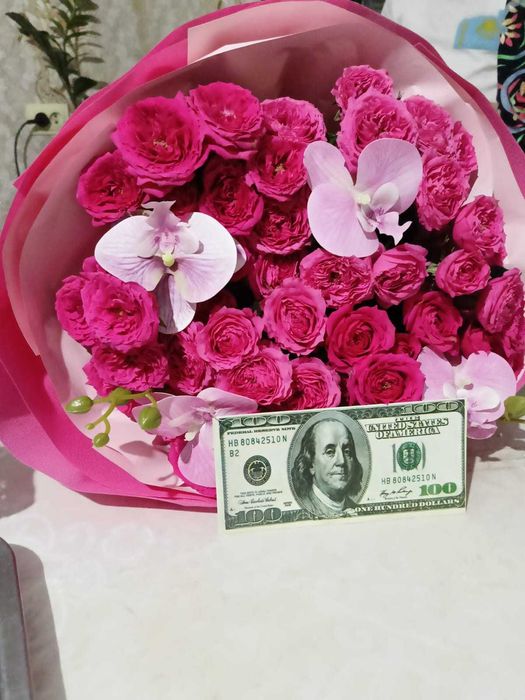 Спрей Роза свежий