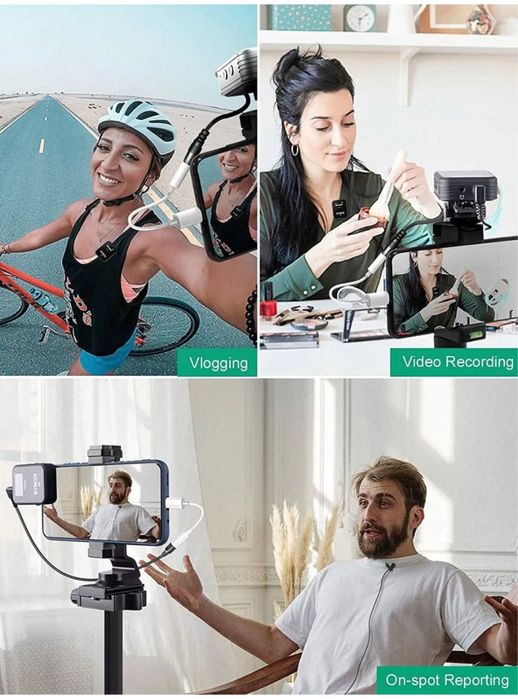 Проф. Безжичен микрофон. Брошка. Камера. Приемник. предавател микрофон