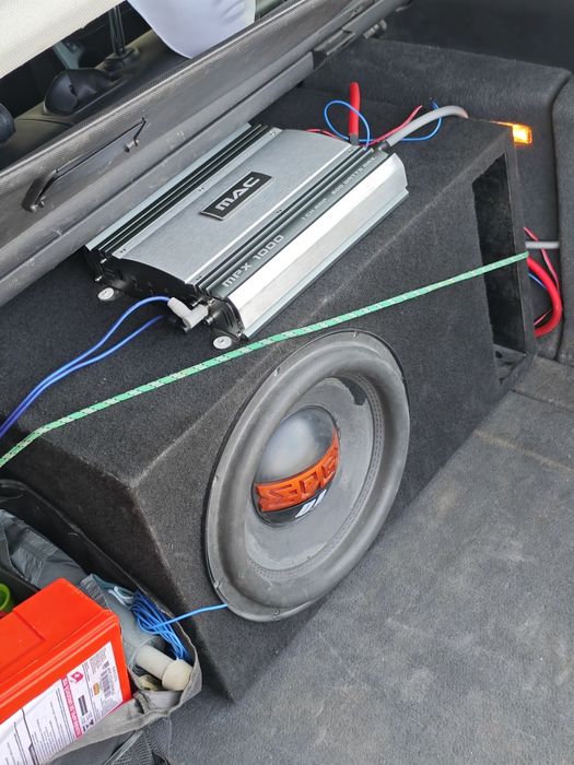 Subwoofer auto  edge + amplificator