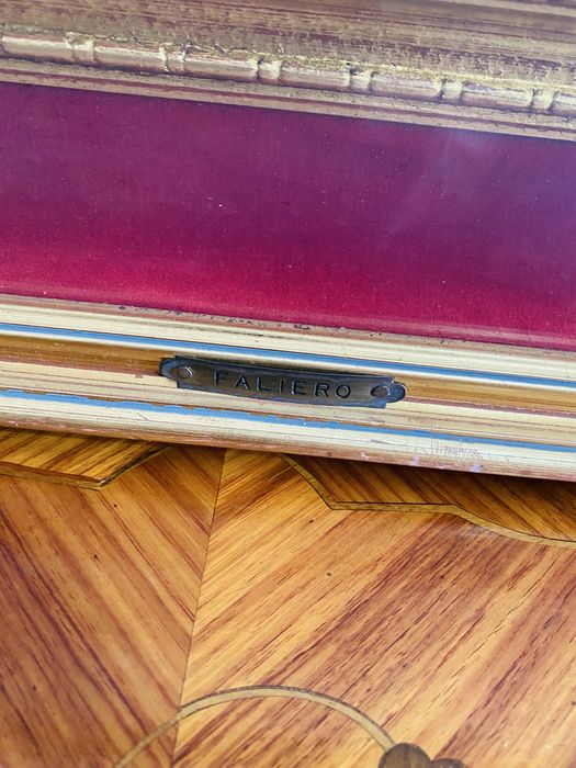 Tablou Vintage Pictura Ulei pe Panza Semnat Rama Lemn