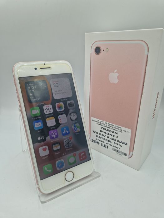 Iphone 7 128GB / 2GB RAM 77% Baterie Garantie #54801