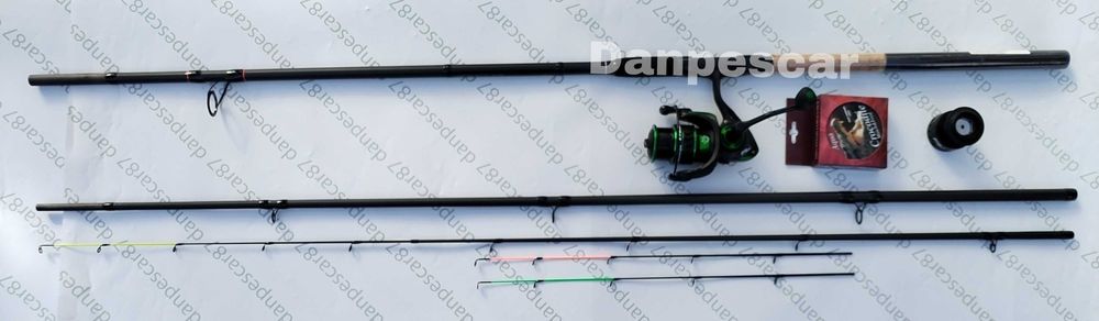 SET FEEDER Lanseta SEEKER 3,90m 180gr +Mulineta SPARKLER 4000+150m fir