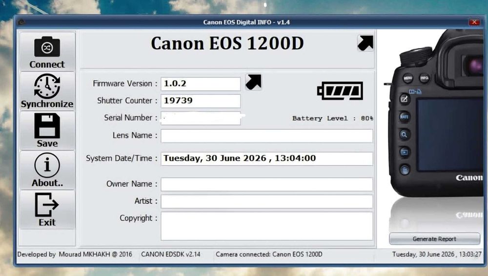 Canon EOS 1200D + 18-55 + 55-250 IS + 3 baterii + încărcătoare