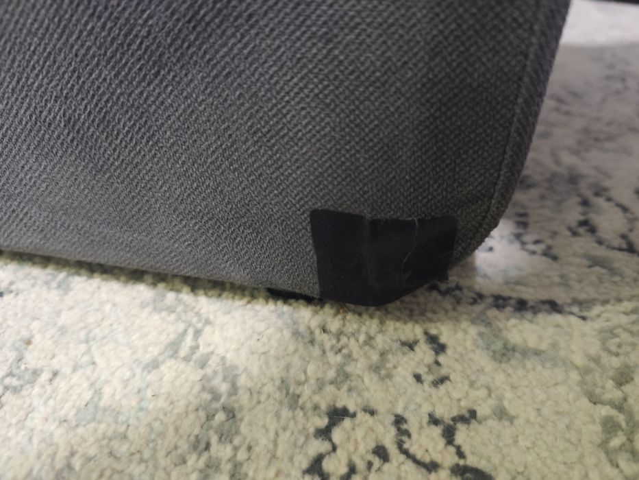 Colțar extensibil London dreapta, gri antracit