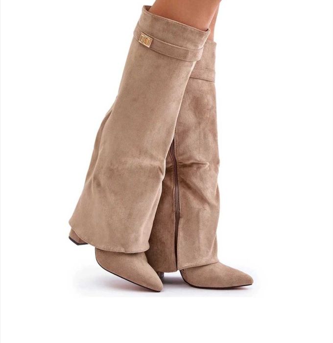 Нови N39 ботуши бежови