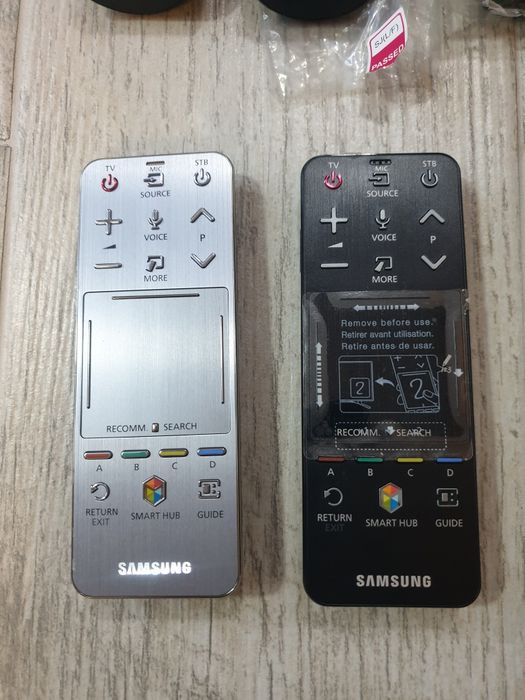 Telecomanda smart TV LED Samsung solara ovala metal cu butoane