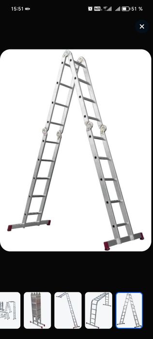 Krause 5x4x4x5 лестница трансформер