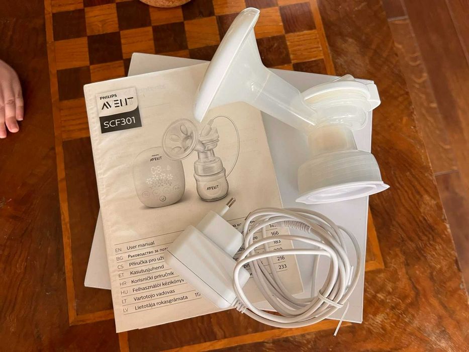 Продавам електронна помпа за изцеждане AVENT EASY COMFORT (SCF301)