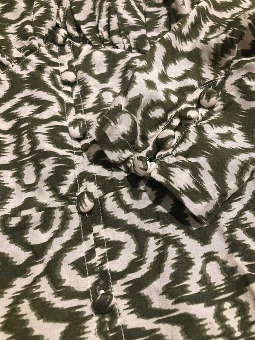 Zara Платье миди с принтом