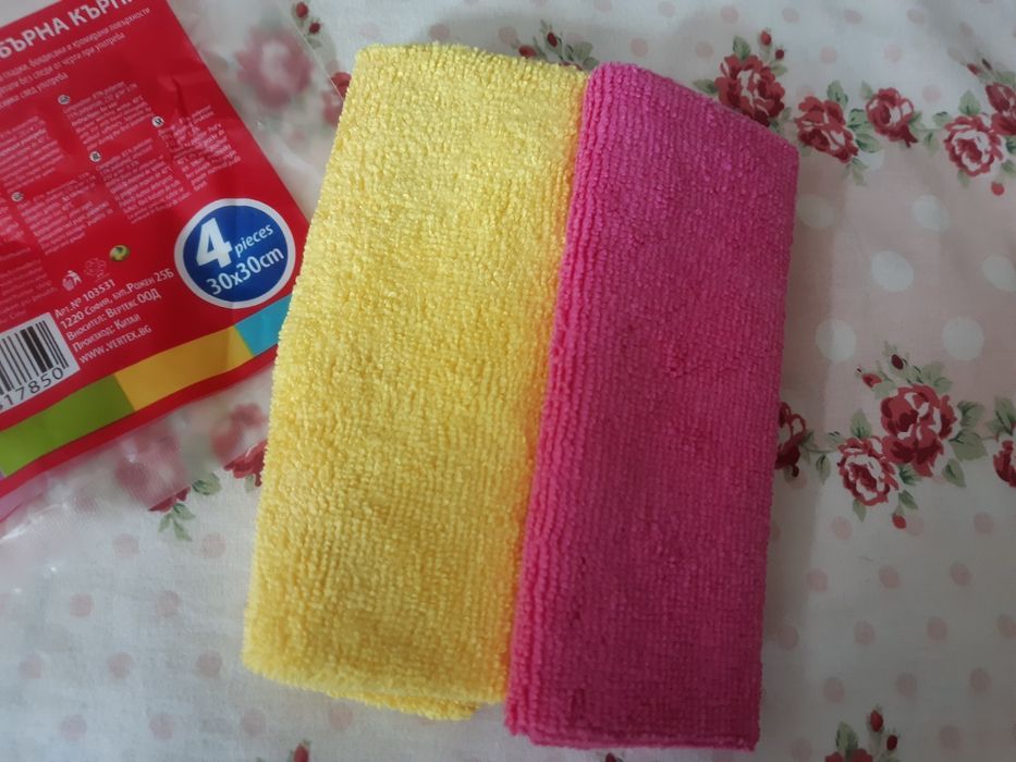 Кърпи,микрофибърни за чистене.